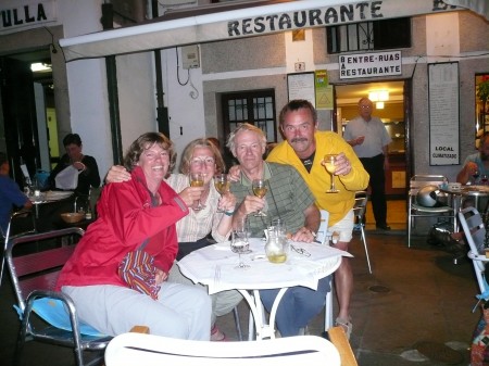 Uschi, Christina, Walter et Eric