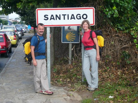 Arrivée sur Santiago