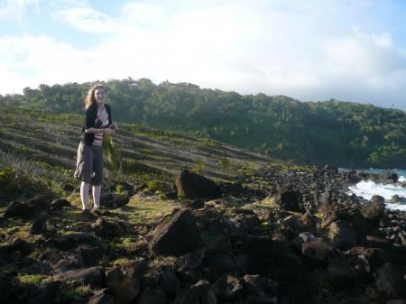 Anna sur le littoral